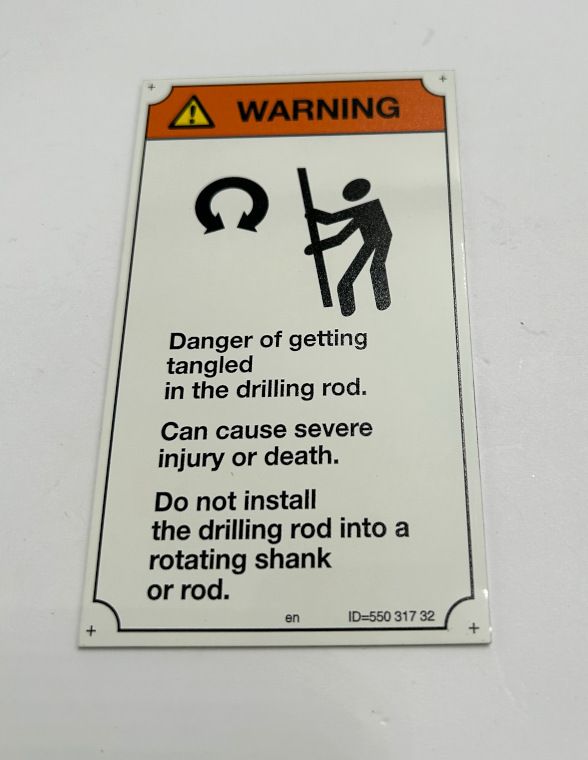 Decal (Sandvik 55031732)