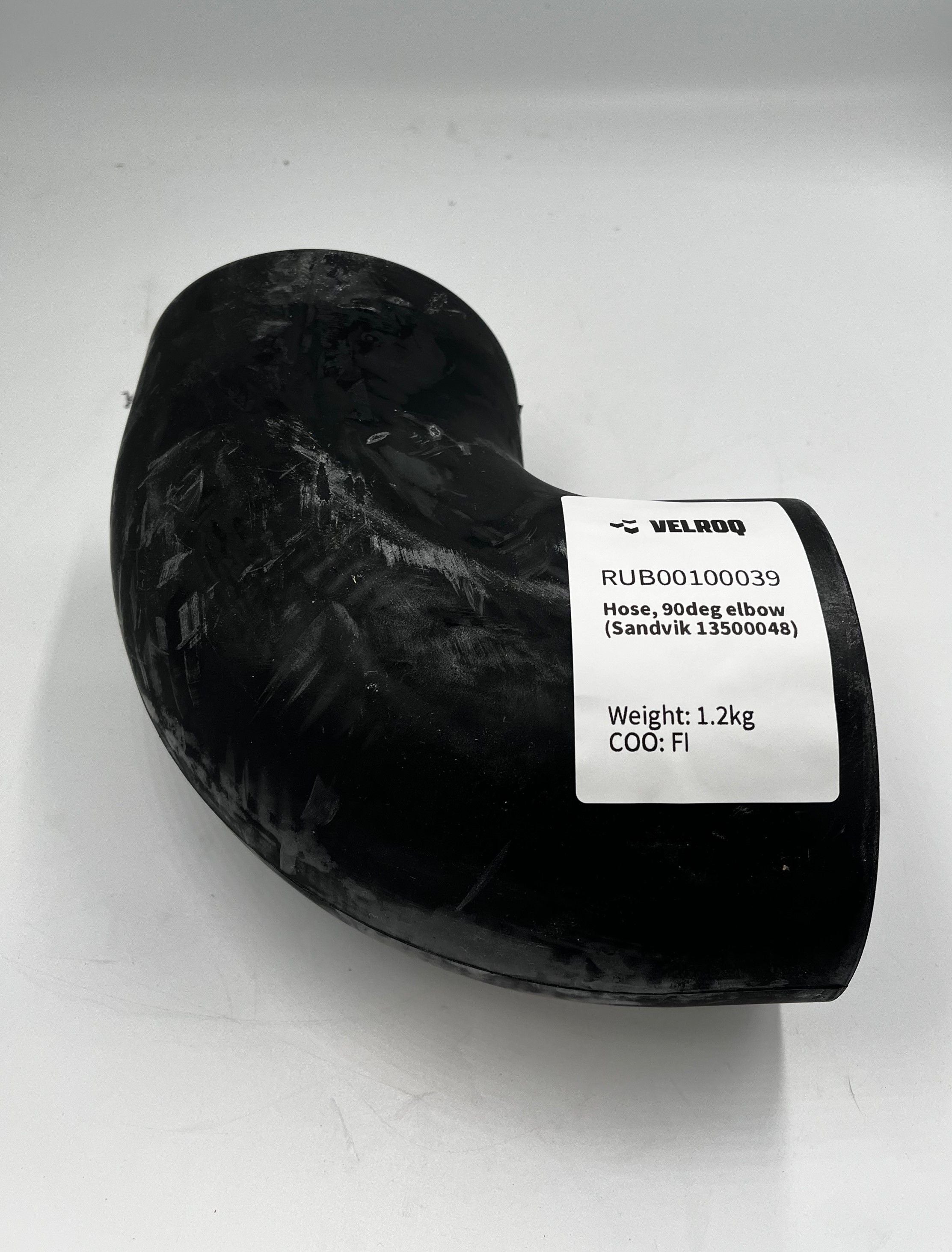 90 Deg Elbow Dust Collector Hose (Sandvik 13500048)