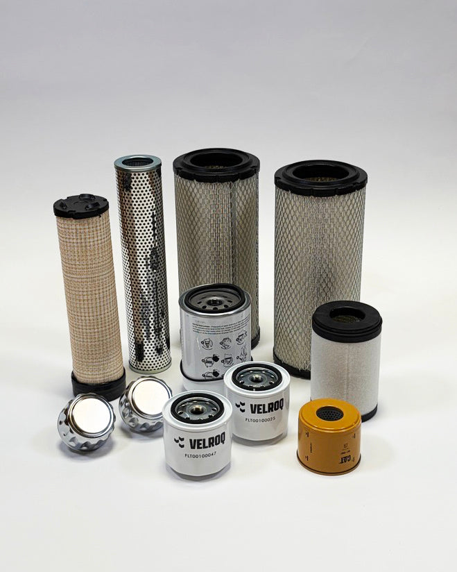 Filter Kit DC120/DC121R/DC122R/DC125R CAT C2.2 Tier 3 1500H (Sandvik 55207319)