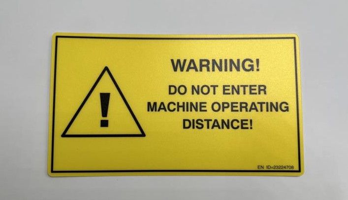 Warning Decal (Sandvik 23224708)